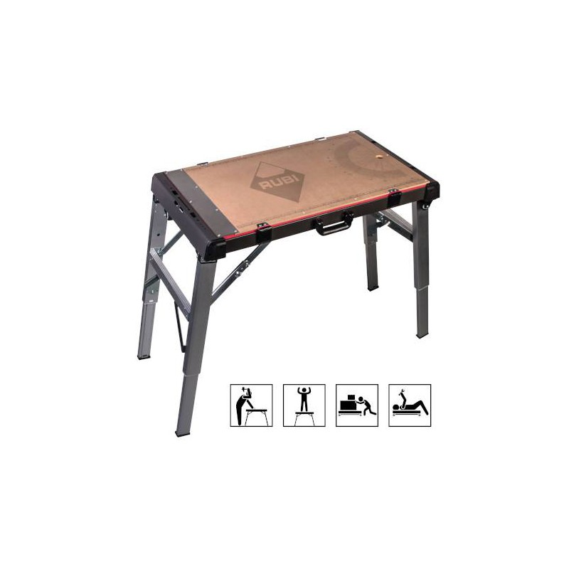 Mesa de trabalho desmontável 4 em 1 Rubí Mesa de trabalho desmontável 4 em 1 Rubí