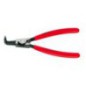 Knipex 46 21 A31 Alicate de anéis de circunferência com pontas curvas para anéis de circunferência externos Seeger Knipex 46 21 A31 Alicate de anéis de circunferência com pontas curvas para anéis de circunferência externos Seeger