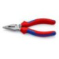 Alicate universal Knipex 08 22 145 com extremidade pontiaguda 145 mm Alicate universal Knipex 08 22 145 com extremidade pontiaguda 145 mm