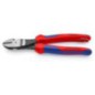 Alicate de corte diagonal Knipex 74 02 200 T com anel de bloqueio anti-queda