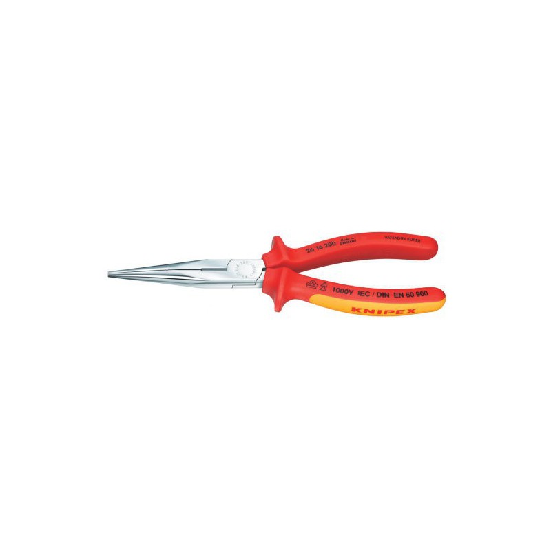 Alicate de anéis de fixação com isolamento Knipex 1000v 200mm