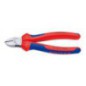 Alicate de corte diagonal Knipex Professional 70 02 com cabos revestidos Alicate de corte diagonal Knipex Professional 70 02 com cabos revestidos