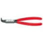 Knipex 44 21 J Alicate com pontas curvas para os anéis internos do Seeger Knipex 44 21 J Alicate com pontas curvas para os anéis internos do Seeger