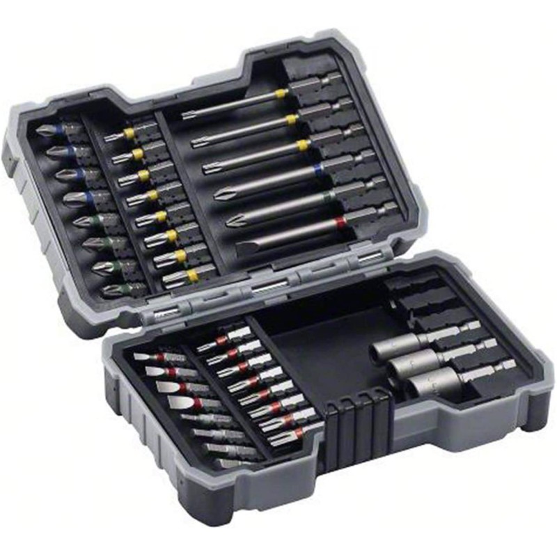 Conjunto de bits e tomadas Bosch 43 pcs. Conjunto de bits e tomadas Bosch 43 pcs.