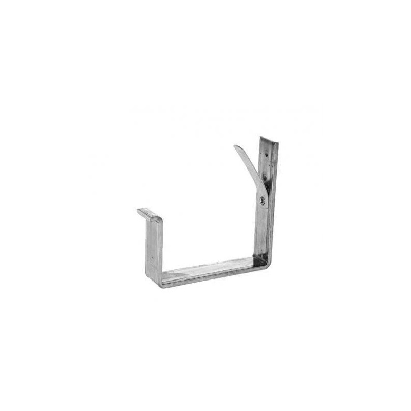 Suporte baixo duplo para caleira zincada quadrado Suporte baixo duplo para caleira zincada quadrado