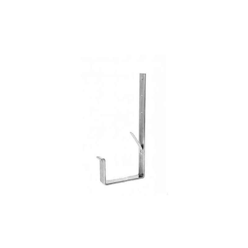 Suporte longo para fixação de caleira zincada quadrada Suporte longo para fixação de caleira zincada quadrada