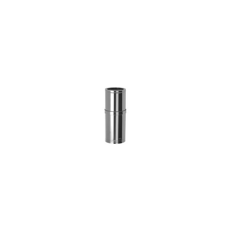 Módulo de chaminé extensível tubo isolado de aço inoxidável DP longo 550-900 mm Aisi 304-304