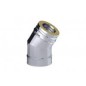 Cotovelo tubo de aço inoxidável com isolamento de 30 graus Dinak DW Pellets 042 Aisi 316L-304