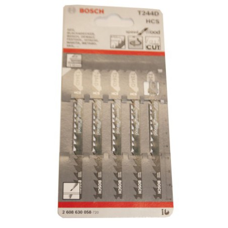 Lâmina 5 unidades de serra vertical Bosch T244D