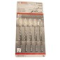 Lâmina 5 unidades de serra vertical Bosch T244D Lâmina 5 unidades de serra vertical Bosch T244D