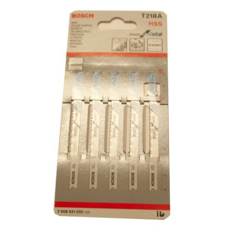 Lâmina de serra de vaivém Bosch T218A HSS 5 unidades