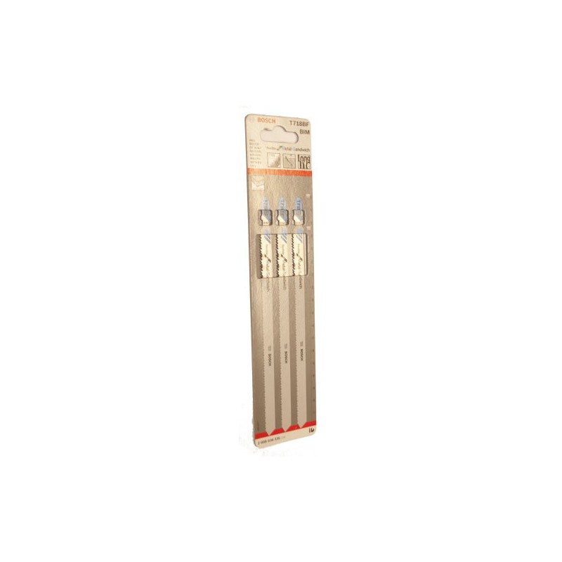 Lâmina serra de vaivém Bosch T718BF 3 unidades