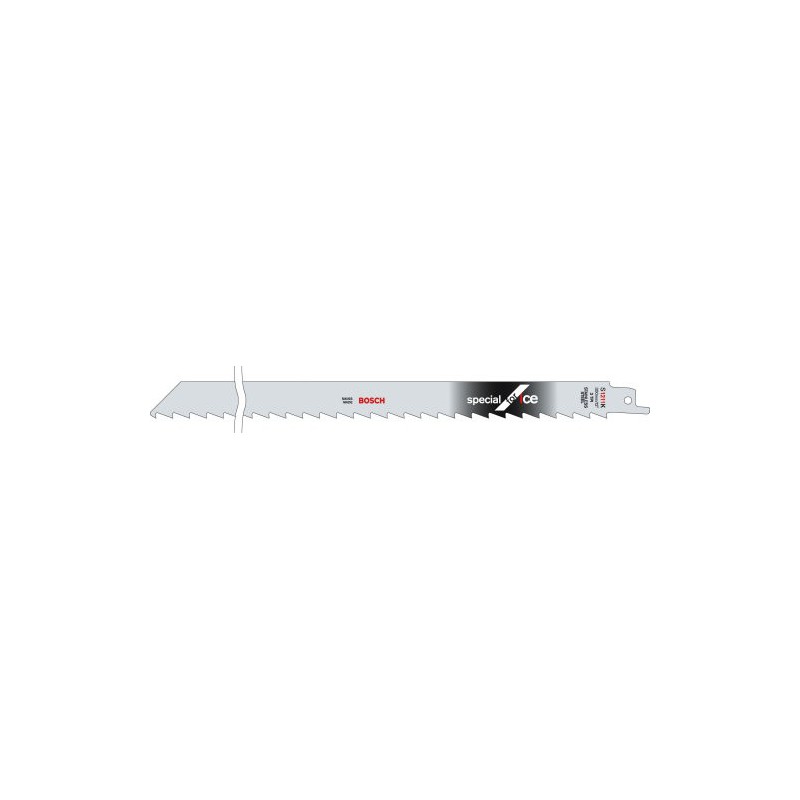 Lâmina de sabre de aço inoxidável Bosch S1211K para ossos 2608652900 embalagem com 5 Lâmina de sabre de aço inoxidável Bosch S1211K para ossos 2608652900 embalagem com 5