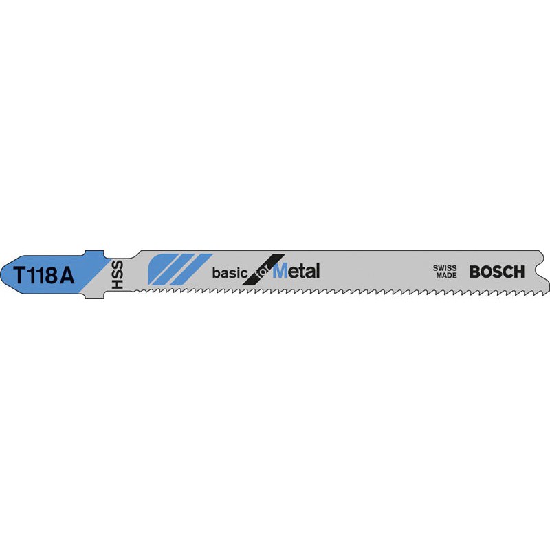 Bosch HSS Basic T118 Uma lâmina quebra-cabeças para folhas finas 3 unidades Bosch HSS Basic T118 Uma lâmina quebra-cabeças para folhas finas 3 unidades