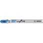 Lâmina de serra de vaivém Bosch HSS Basic T118 B folhas semi-grossas 3 unidades Lâmina de serra de vaivém Bosch HSS Basic T118 B folhas semi-grossas 3 unidades