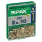 Parafusos para madeira bricomatados pozidrive ABC Spax Parafusos para madeira bricomatados pozidrive ABC Spax