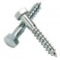 Parafuso zinc DIN 571 hexagonais