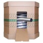 Tubo flexível de aço inoxidável parede dupla Dinaflex 600° Aisi 316L