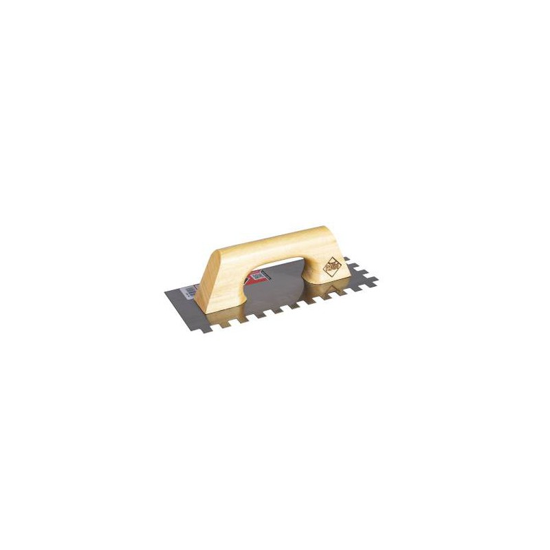 Talocha dentada de aço Rubi 280x120 Pentes de 12x12 mm Talocha dentada de aço Rubi 280x120 Pentes de 12x12 mm
